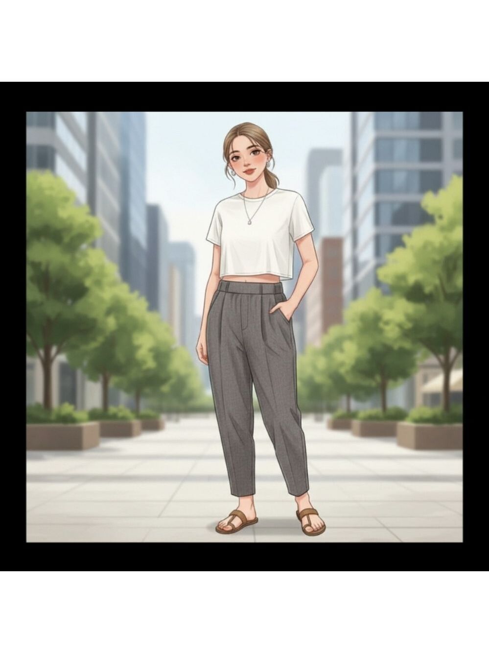 Anthropologie Hei Hei Brown Marled Loose Fit Linen Pants XS Lagenlook